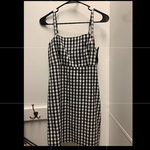 Checkered Slip Dress